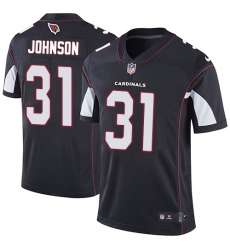 Men's Nike Arizona Cardinals #31 David Johnson Black Alternate Vapor Untouchable Limited Player NFL Jersey
