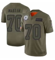Youth Dallas Cowboys #70 Zack Martin Limited Camo 2019 Salute to Service Football Jersey