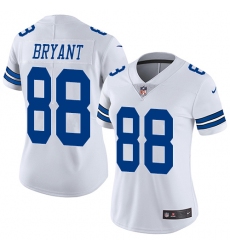 Women's Nike Dallas Cowboys #88 Dez Bryant White Vapor Untouchable Limited Player NFL Jersey