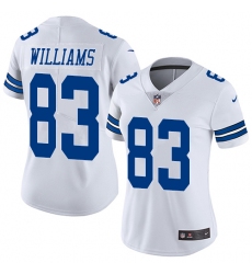 Women's Nike Dallas Cowboys #83 Terrance Williams White Vapor Untouchable Limited Player NFL Jersey