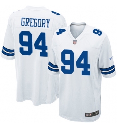 Men's Nike Dallas Cowboys #94 Randy Gregory Game White NFL Jersey
