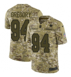 Men's Nike Dallas Cowboys #94 Randy Gregory Limited Camo 2018 Salute to Service NFL Jersey