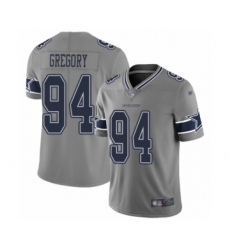 Youth Dallas Cowboys #94 Randy Gregory Limited Gray Inverted Legend Football Jersey