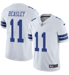 Men's Nike Dallas Cowboys #11 Cole Beasley White Vapor Untouchable Limited Player NFL Jersey