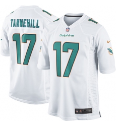 Men's Nike Miami Dolphins #17 Ryan Tannehill Game White NFL Jersey