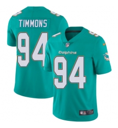 Youth Nike Miami Dolphins #94 Lawrence Timmons Elite Aqua Green Team Color NFL Jersey