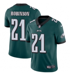 Youth Nike Philadelphia Eagles #21 Patrick Robinson Midnight Green Team Color Vapor Untouchable Limited Player NFL Jersey