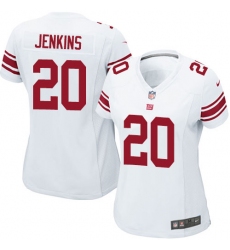 Women's Nike New York Giants #20 Janoris Jenkins Game White NFL Jersey