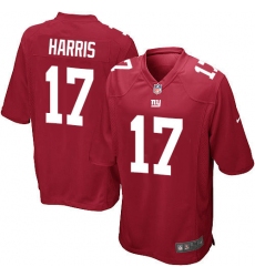 Men's Nike New York Giants #17 Dwayne Harris Game Red Alternate NFL Jersey