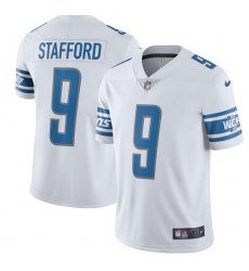 Men's Nike Detroit Lions #9 Matthew Stafford Limited White Vapor Untouchable NFL Jersey