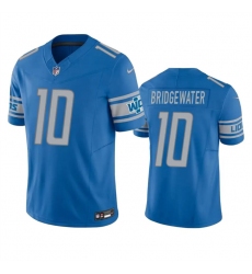 Men's Detroit Lions #10 Teddy Bridgewater Blue 2023 F.U.S.E. Vapor Untouchable Limited Football Stitched Jersey