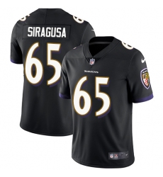 Youth Nike Baltimore Ravens #60 Nico Siragusa Black Alternate Vapor Untouchable Limited Player NFL Jersey