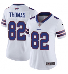 Women's Nike Buffalo Bills #82 Logan Thomas White Vapor Untouchable Limited Player NFL Jersey