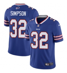 Men's Nike Buffalo Bills #32 O. J. Simpson Royal Blue Team Color Vapor Untouchable Limited Player NFL Jersey