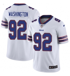 Men's Nike Buffalo Bills #92 Adolphus Washington White Vapor Untouchable Limited Player NFL Jersey