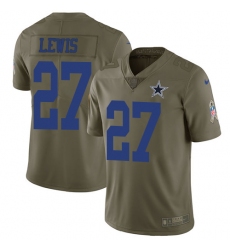 Men's Nike Dallas Cowboys #27 Jourdan Lewis Limited Olive 2017 Salute to Service NFL Jersey