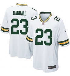 Men's Nike Green Bay Packers #23 Damarious Randall Game White NFL Jersey