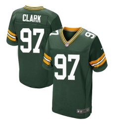Men's Nike Green Bay Packers #97 Kenny Clark Elite Green Team Color NFL Jersey