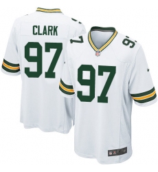 Men's Nike Green Bay Packers #97 Kenny Clark Game White NFL Jersey
