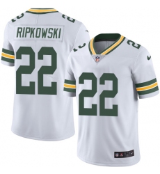 Youth Nike Green Bay Packers #22 Aaron Ripkowski White Vapor Untouchable Limited Player NFL Jersey
